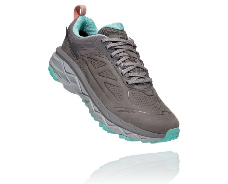 Tenis Hoka One One Challenger Low GORE-TEX Portugal - Tenis Caminhada Mulher Cinzentas - AWISJZ-562